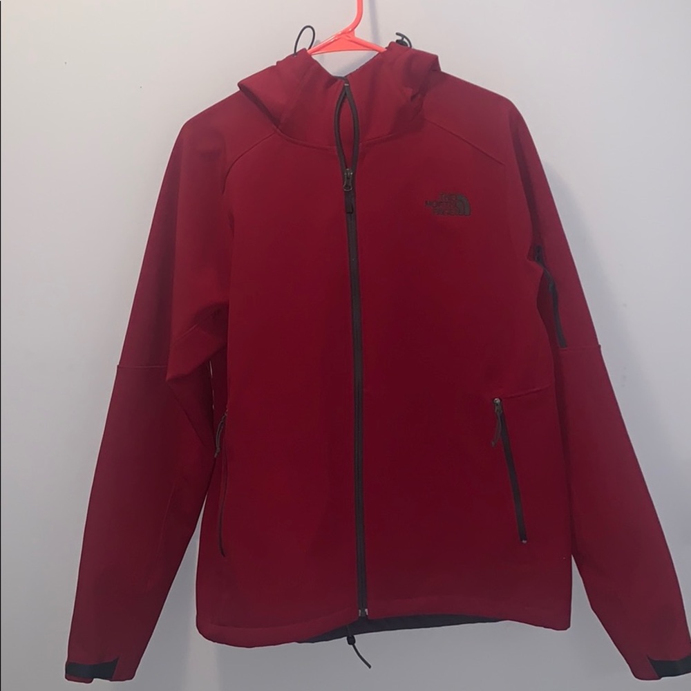 Dark Red Northface Jacket